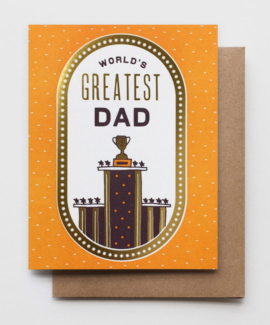 Hammerpress - HA World's Greatest Dad Card