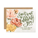 One Canoe Two Letterpress - OC Can't Wait to Celebrate You Card