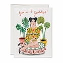 Red Cap Cards - RCC Cushion Goddess Greeting Card