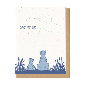 Frog & Toad Press - FT Love You Dad Bears Card