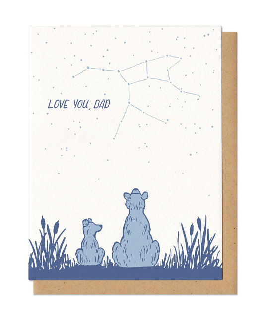 Frog & Toad Press - FT Love You Dad Bears Card