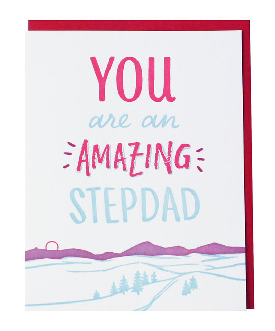 Smudge Ink - SI Mountain Stepdad Card
