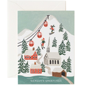 Rifle Paper Co - RP Rifle Paper Co - Holiday Snow Scene Boxed Note Set, Set of 8
