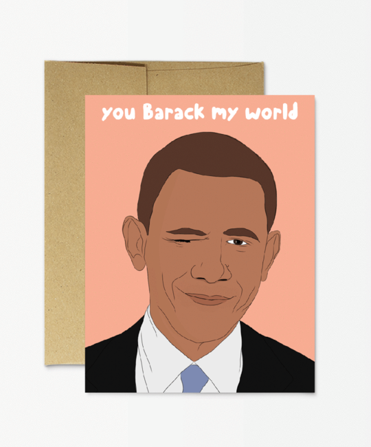 Party Mountain - PM Barack My World Card