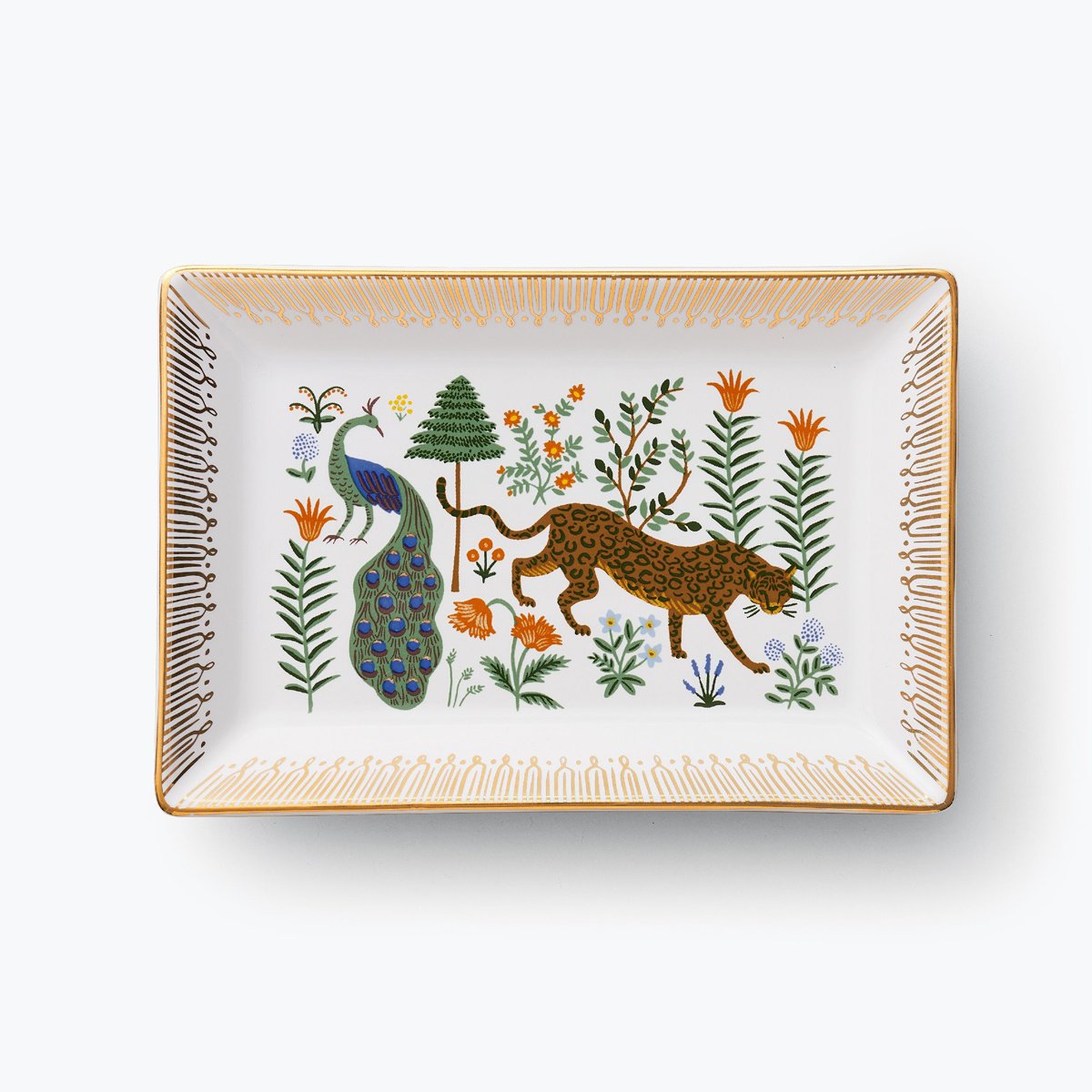 Rifle Paper Co - RP Rifle Paper Co - Menagerie Botanical Catchall Tray