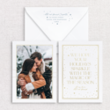 Gus and Ruby Letterpress - GR Sparkle Custom Holiday Card