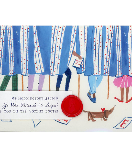 Mr. Boddington's Studio - MB Go Vote! Postcard Set