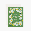 Rifle Paper Co - RP Daisies Thankful for you You Thank You Card