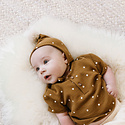 Quincy Mae - QM Quincy Mae - Pom Pom Pixie Bonnet in Walnut