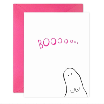 E. Frances Paper Studio - EF Booobs Ghost Halloween Card