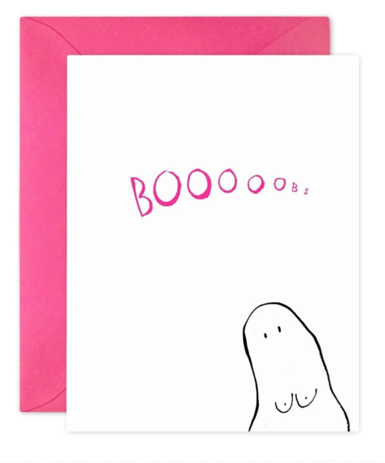 E. Frances Paper Studio - EF Booobs Ghost Halloween Card