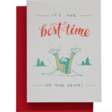 Ladyfingers Letterpress - LF Best Time of The Year Card