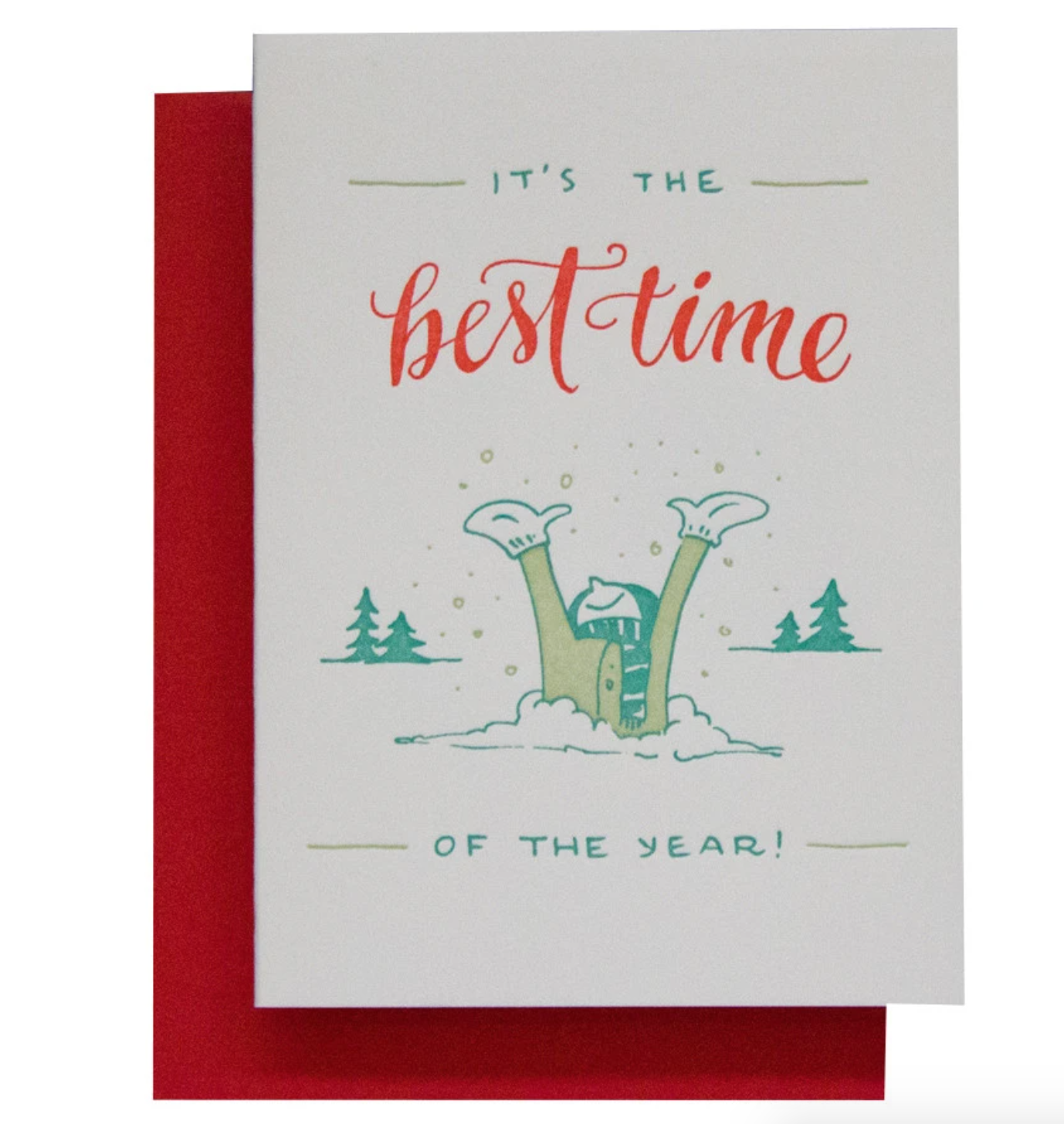 Ladyfingers Letterpress - LF Best Time of The Year Card