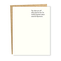 Sapling Press - SAP Facism Card