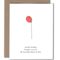 Power and Light Letterpress - PLL March of Time Birthday Card