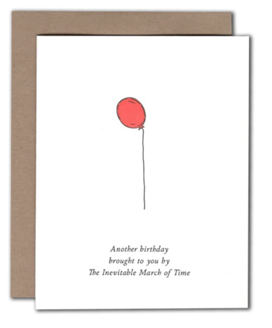 Power and Light Letterpress - PLL March of Time Birthday Card