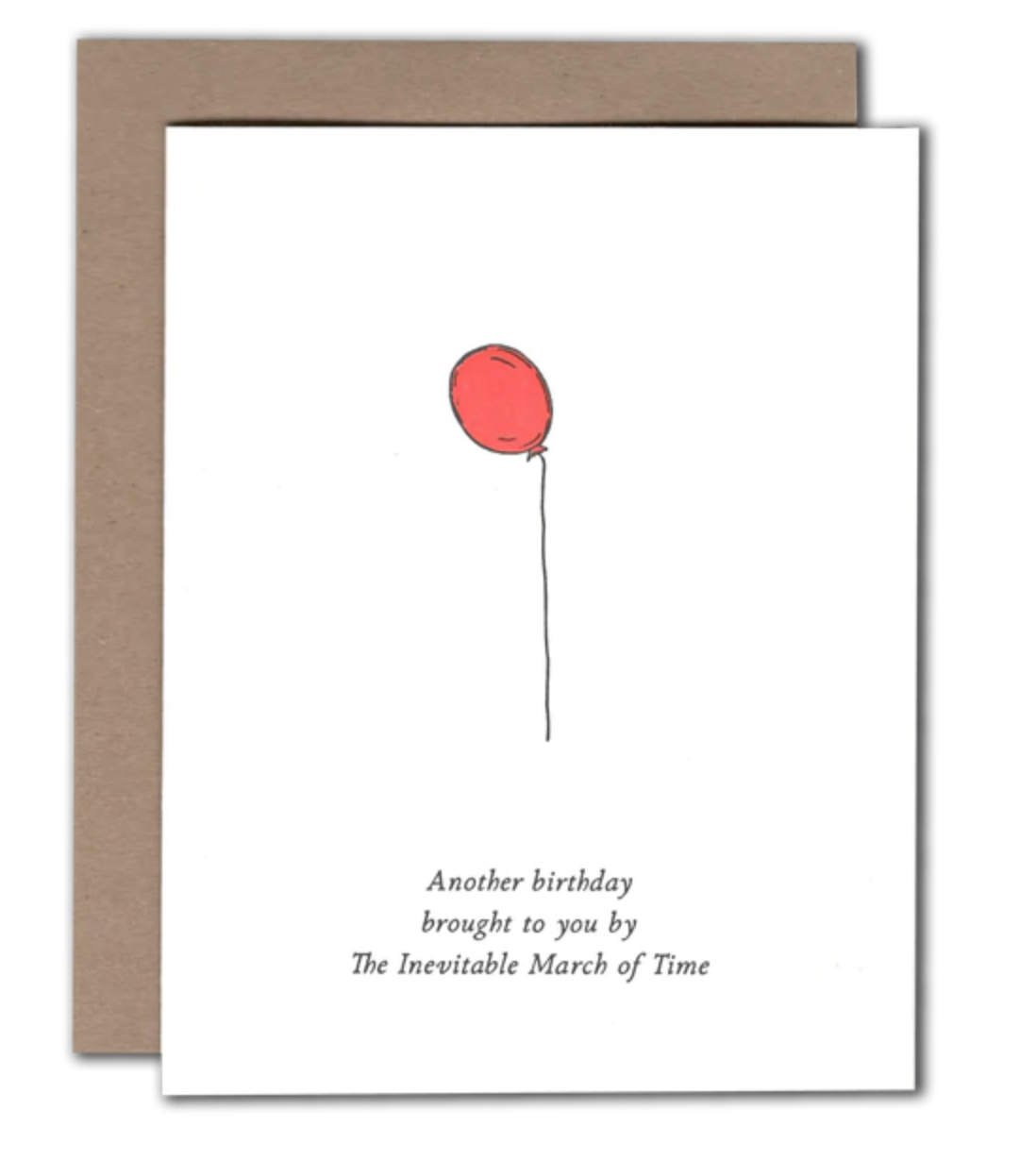 Power and Light Letterpress - PLL March of Time Birthday Card