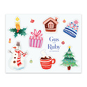 Gus and Ruby Letterpress - GR Gus & Ruby - Christmas  Sticker Sheet
