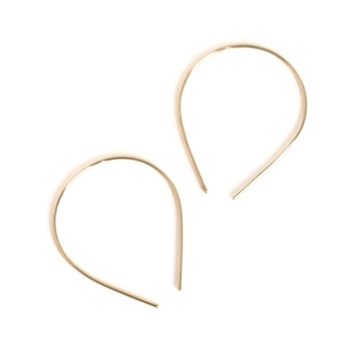 Favor Jewelry - FJ Mini Gold Slip Hoop Earrings