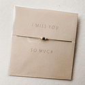 Mai Lin Jewelry - MLJ "I Miss You So Much" Pearl and Beads, Silk Cord Bracelet