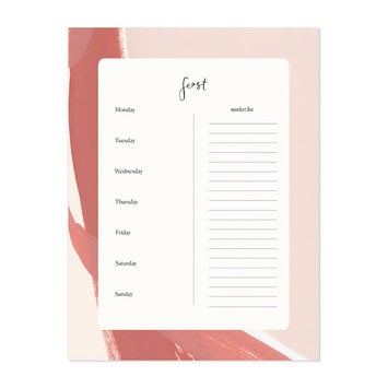 Our Heiday - OH Terra Cotta Feast Notepad