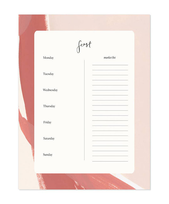 Our Heiday - OH Terra Cotta Feast Notepad