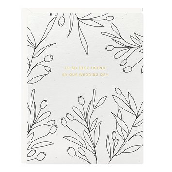 Ramona and Ruth - RR RRGCWP0001 - Best Friend On Our Wedding Day Botanical