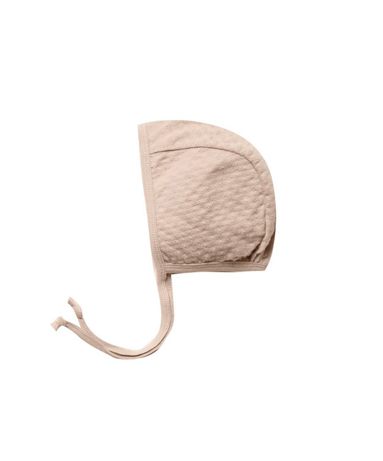 Quincy Mae - QM Quincy Mae - Pointelle Baby Bonnet in Petal