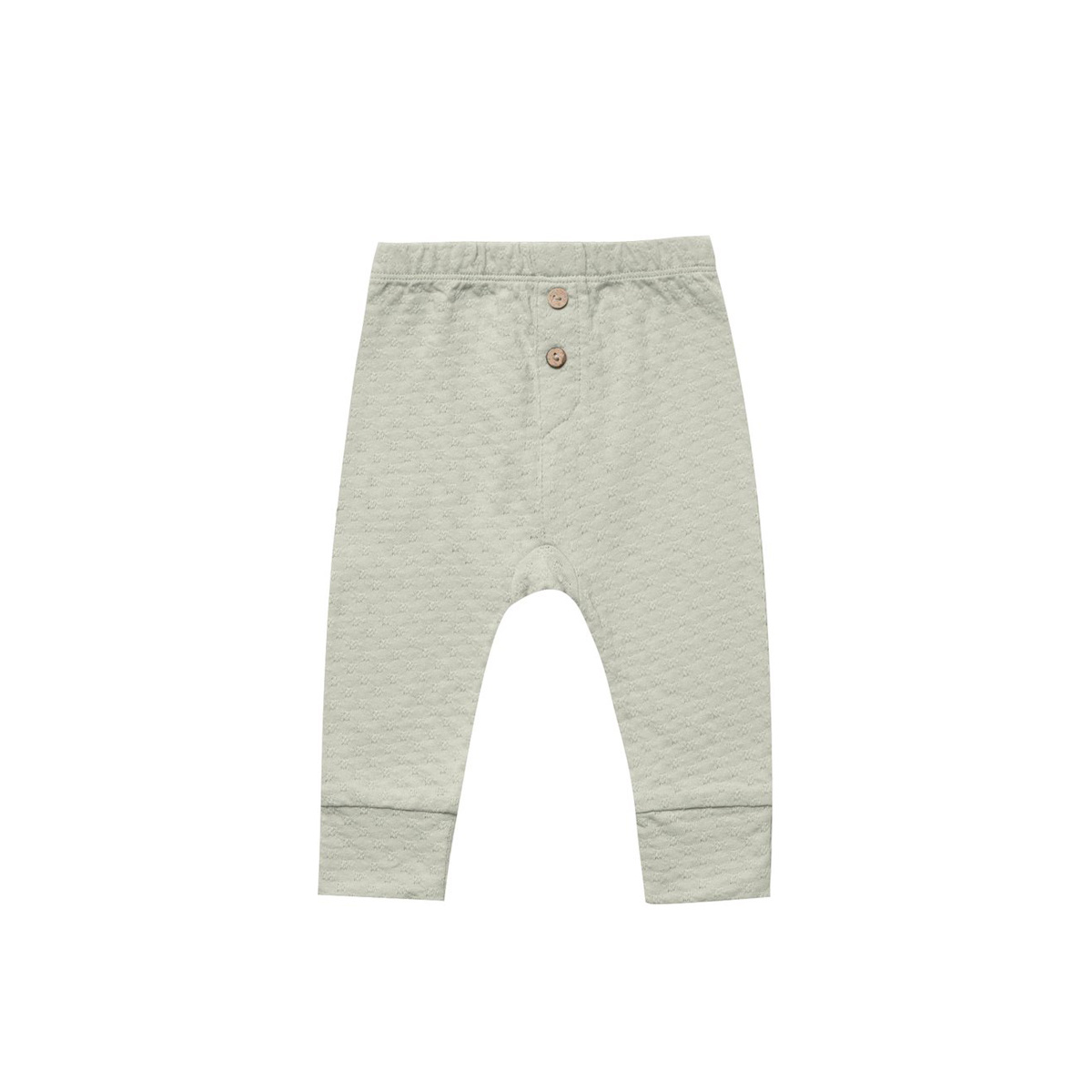Quincy Mae - QM Quincy Mae - Pointelle Pajama Pant in Sage