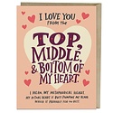 Em + Friends - EMM Top Middle Bottom Love Card