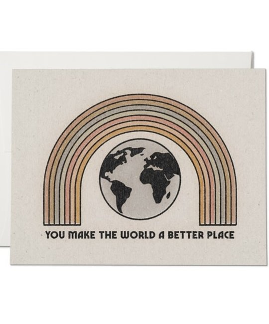 Red Cap Cards - RCC RCCGCMI0029 - You Make the World a Better Place