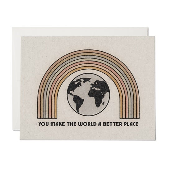 Red Cap Cards - RCC RCCGCMI0029 - You Make the World a Better Place