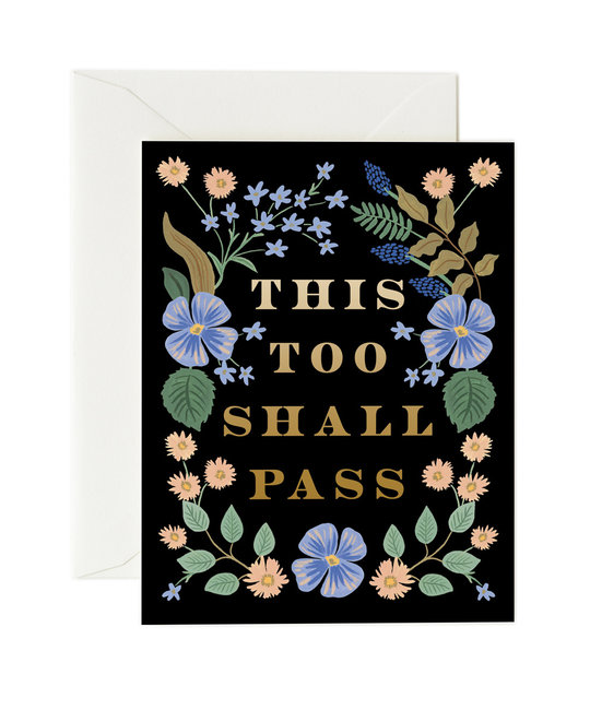 Rifle Paper Co - RP Rifle Paper Co - This Too Shall Pass