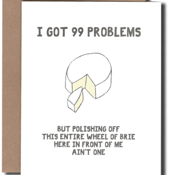 Power and Light Letterpress - PLL Brie Problems Card