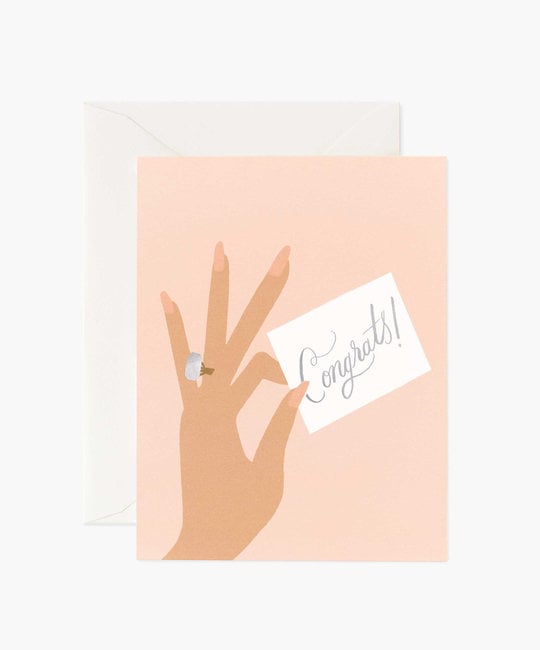 Rifle Paper Co - RP Rifle Paper Co - Congrats Ring (Hand) Card