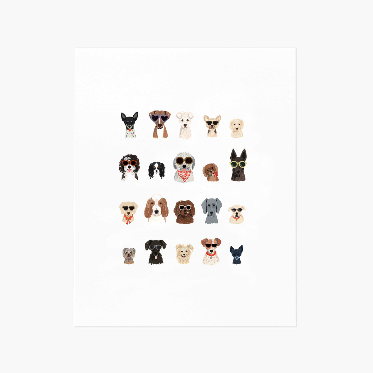 Rifle Paper Co - RP Rifle Paper Co - Dog Days of Summer Print, 8" x 10"