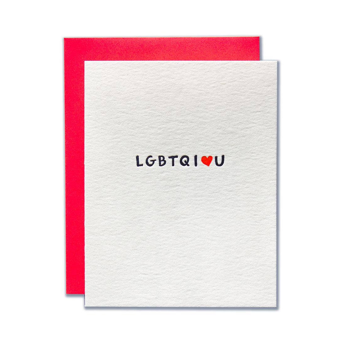 Ladyfingers Letterpress - LF LGBTQILOVEU