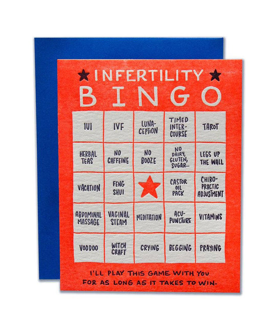 Ladyfingers Letterpress - LF Infertility Bingo