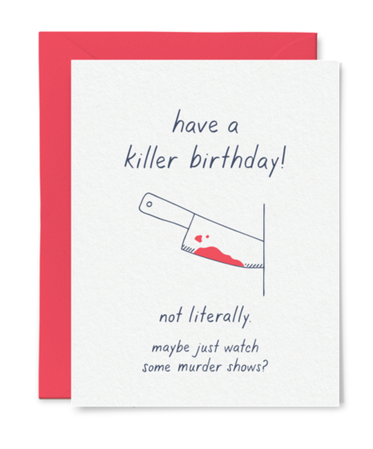 Tiny Hooray - TIH (formerly Little Goat, LG) Killer Birthday Card