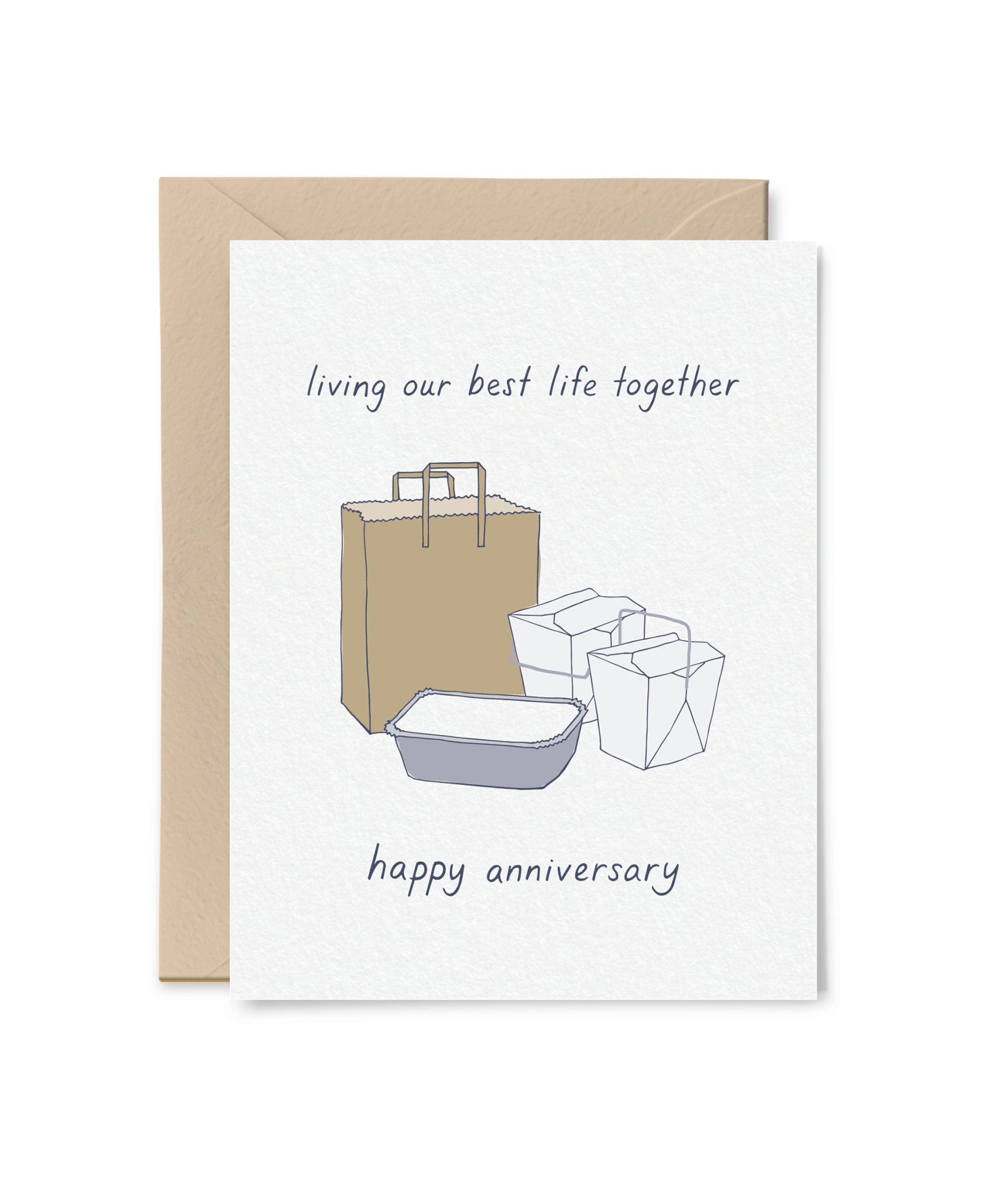 Tiny Hooray - TIH (formerly Little Goat, LG) Living Our Best Life Together Anniversary Card