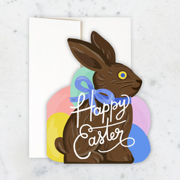 Idlewild Co - ID Bunny Die-cut Happy Easter Card