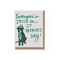 La Familia Green - LFG Irish Frogger Dog St. Patrick's Day Card