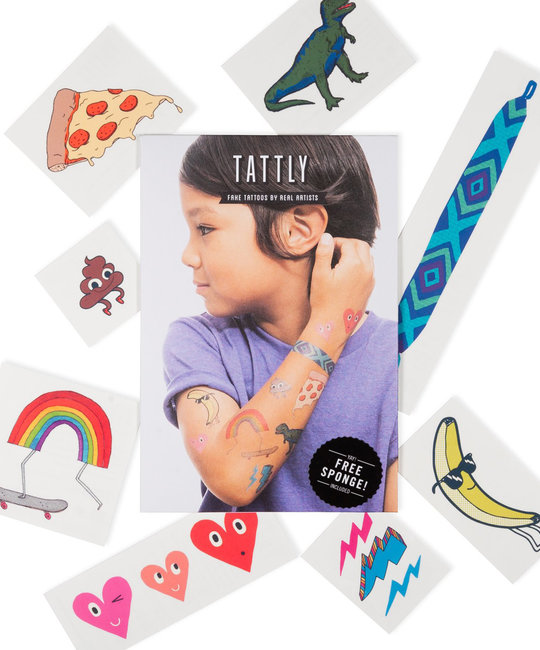 Tattly - TA Tattly - Kids Mix Three Temporary Tattoo Set