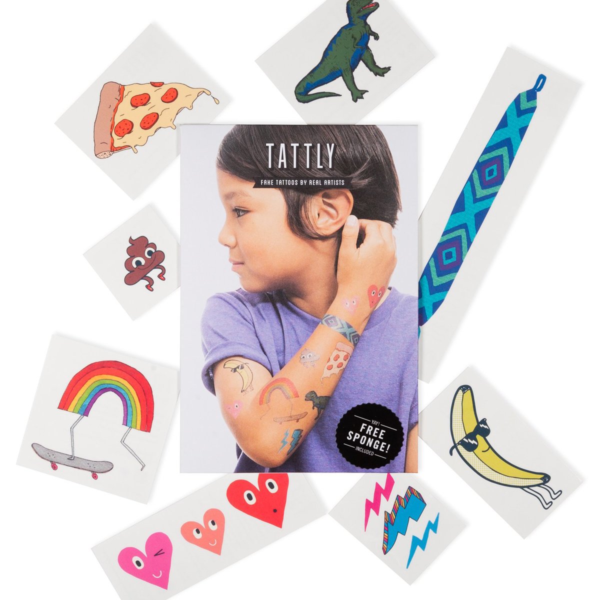 Tattly - TA Tattly - Kids Mix Three Temporary Tattoo Set