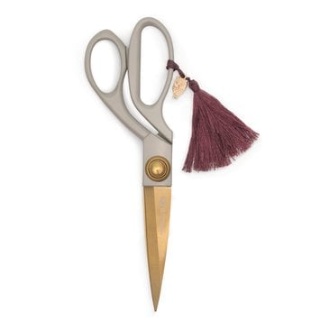 Designworks Ink - DI Mushroom Gray Scissors with Tassel and Owl Charm