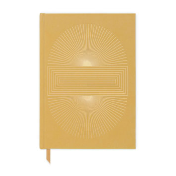 Designworks Ink - DI Ochre Radiant Sun Block Suede Lined Notebook