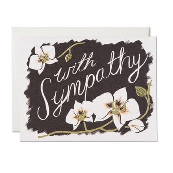 Red Cap Cards - RCC RCCGCSY0001 - Sympathy orchids