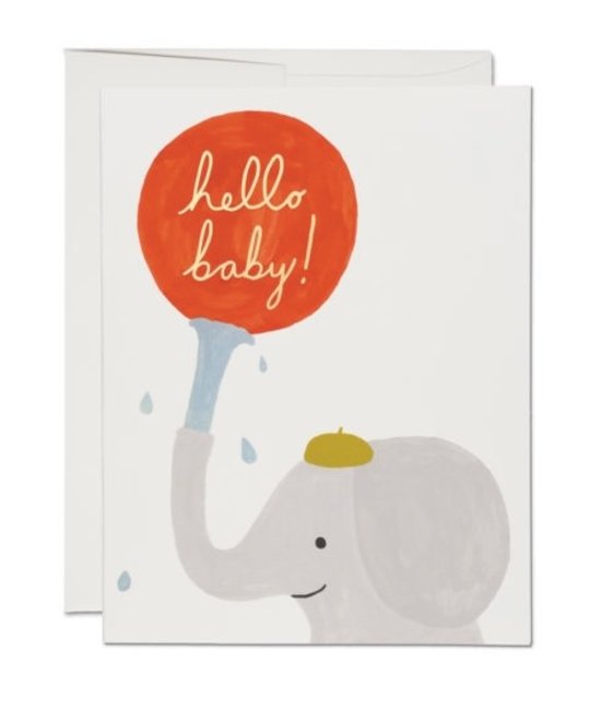 Red Cap Cards - RCC Little Elephant New Baby Card