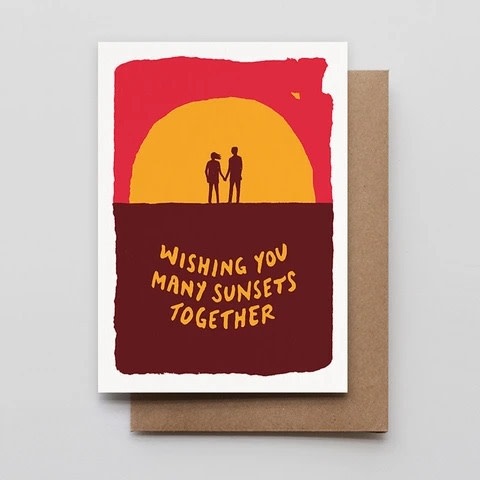 Hammerpress - HA Sunset Couple Card