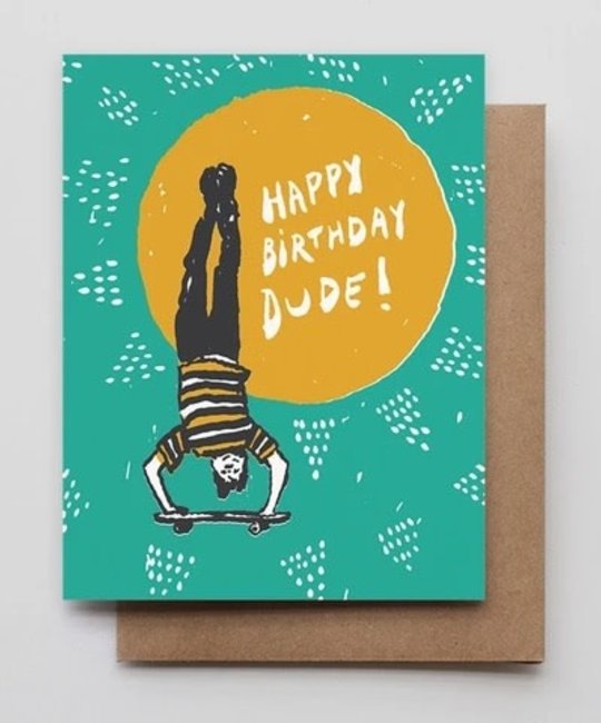 Hammerpress - HA HAGCBI0037 - Skater Dude Birthday Card
